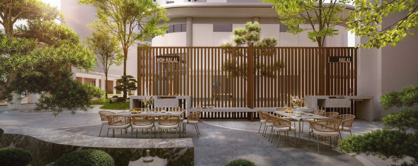 Open Dining & Kitchen at Eight & Eight, artist's impression